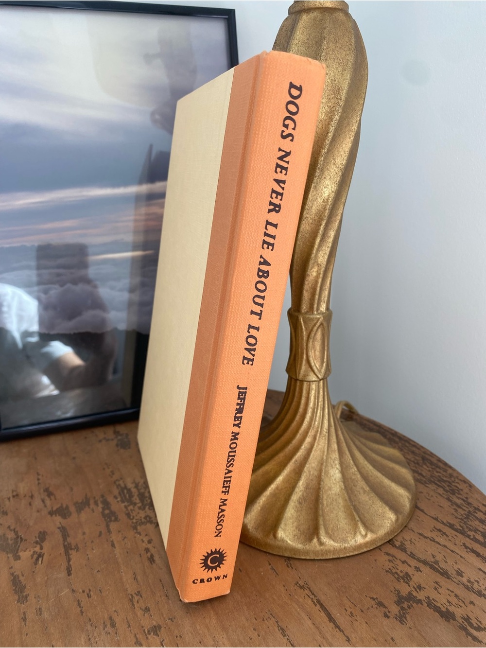 Dogs Never Lie About Love by Jeffrey Moussaieff Masson - Brown Hardcover